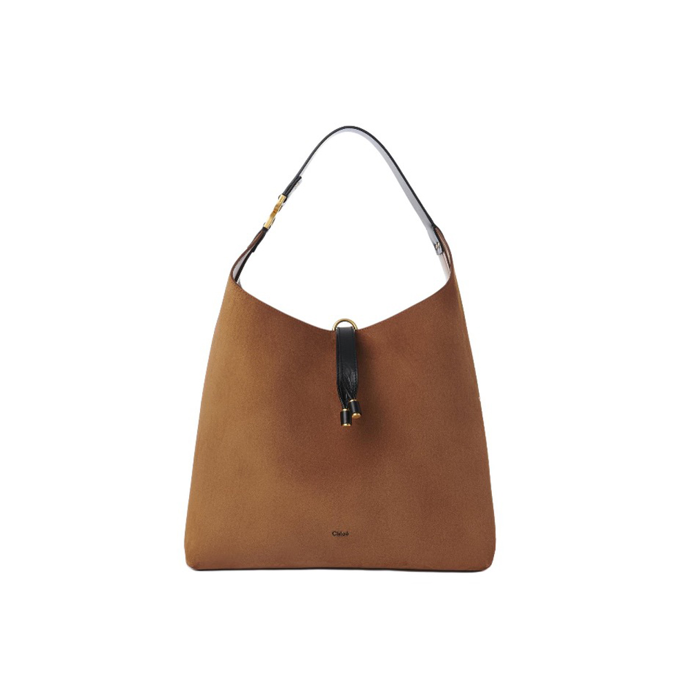 Chloe Marcie Suede Leather Bag - Image 1