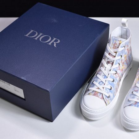 Dior B23 OBLIQUE LOW black white Shoes T00480H051 - Image 15