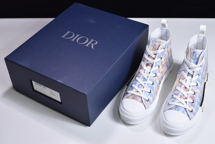Dior B23 OBLIQUE LOW black white Shoes T00480H051 - Image 15