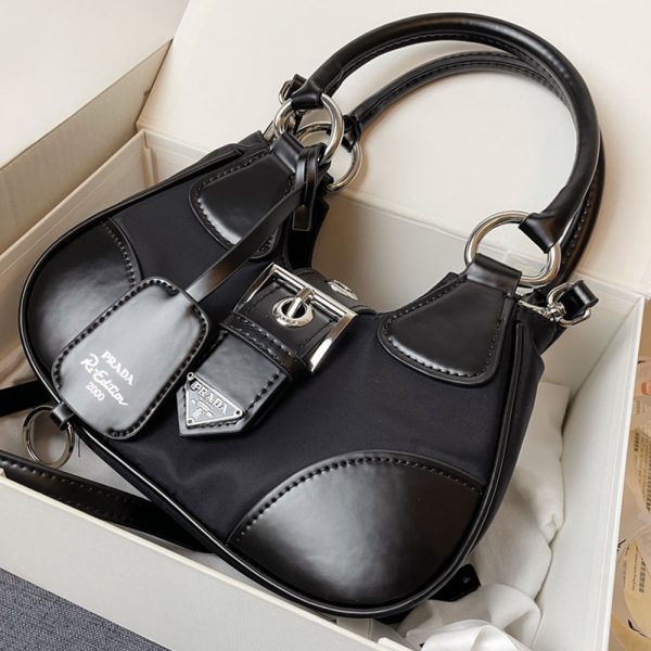Prada Moon Re-Nylon Handbag