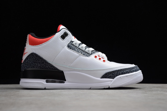 Air Jordan 3 Retro Denim "Fire Red" CZ6431-100 - Image 8