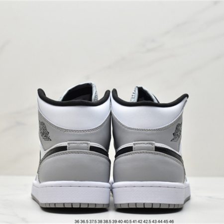 Jordan 1 Mid Light Smoke Grey 554724-092 - Image 5