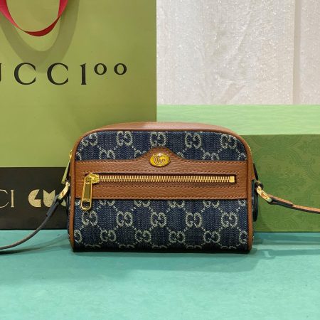 Gucci Ophidia Striped Webbing Waist Pack - Image 8