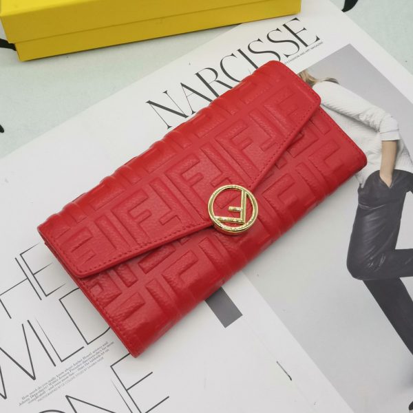 FENDI Leather Logo Wallet