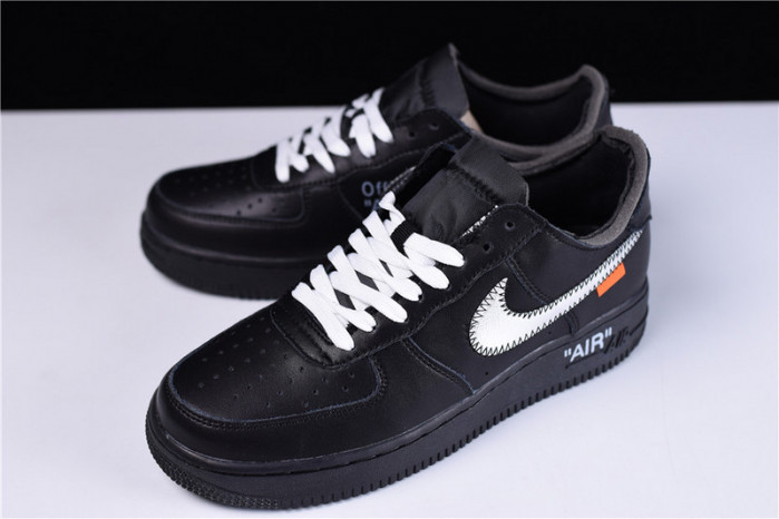 OFF-WHITE x Nike Air Force 1 07 Low Black AV5210-001 - Image 4