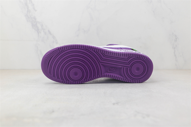 LV x Nike Air Force 1'07 LV8 Low "Purple/white/LV Monogram" - Image 8