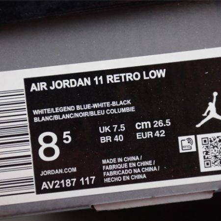 Air Jordan 11 Low Legend Blue AV2187-117 - Image 10