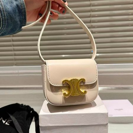 CELINE MINI TRIOMPHE IN SHINY CALFSKIN - Image 3