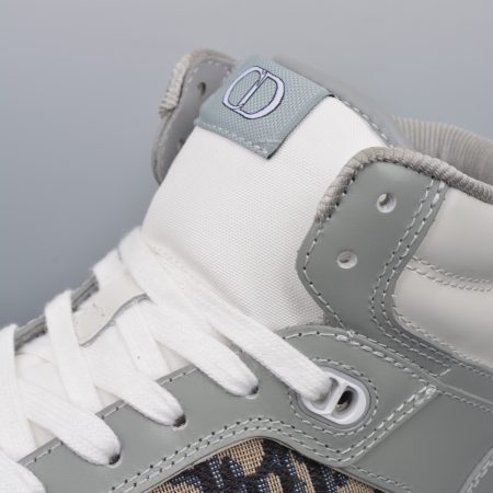 Dior B27 Sneakers High-Top Gray (AAA High Quality Version) - Image 7