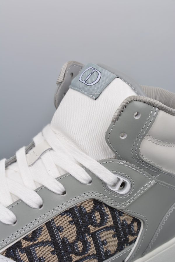 Dior B27 Sneakers High-Top Gray (AAA High Quality Version)