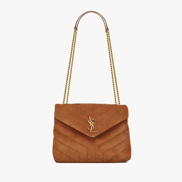 YSL LouLou Quilted Suede Bag