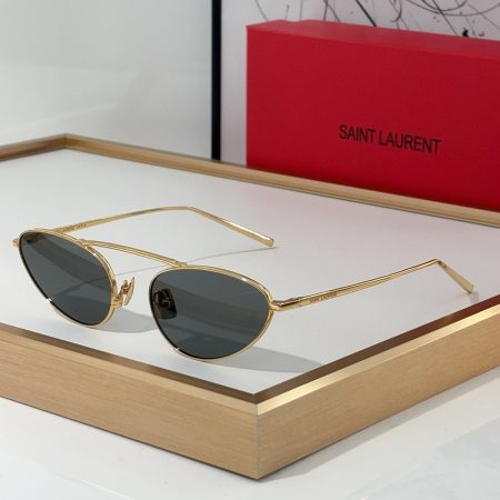 Saint Laurent YSL Metal Blackout anti-UV Sunglasses Top Quality - Image 4