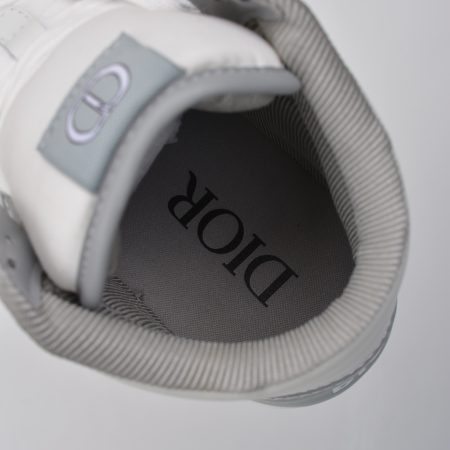 Dior B27 Sneakers High-Top Gray (AAA High Quality Version) - Image 9