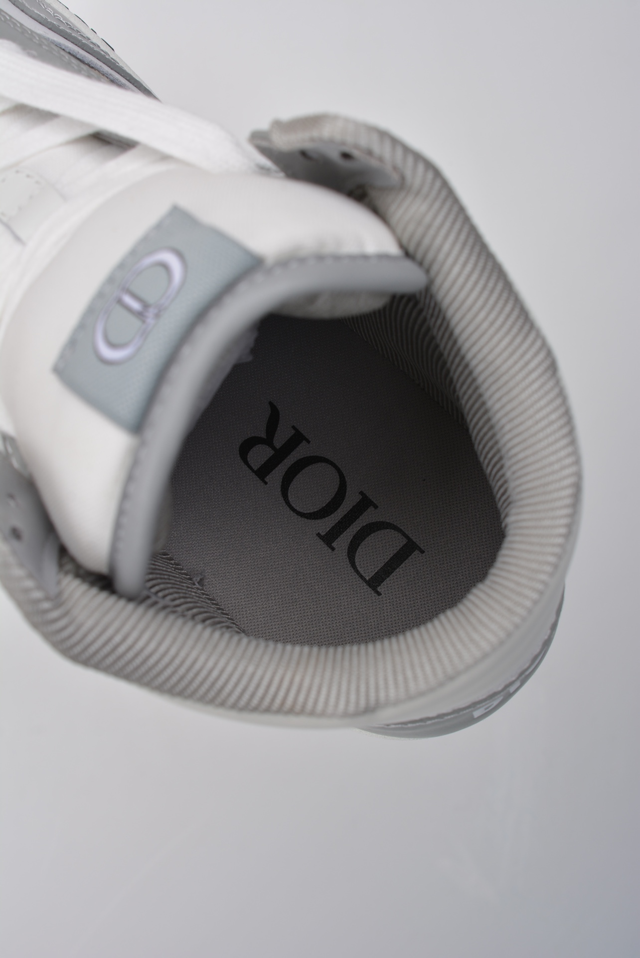 Dior B27 Sneakers High-Top Gray (AAA High Quality Version) - Image 9