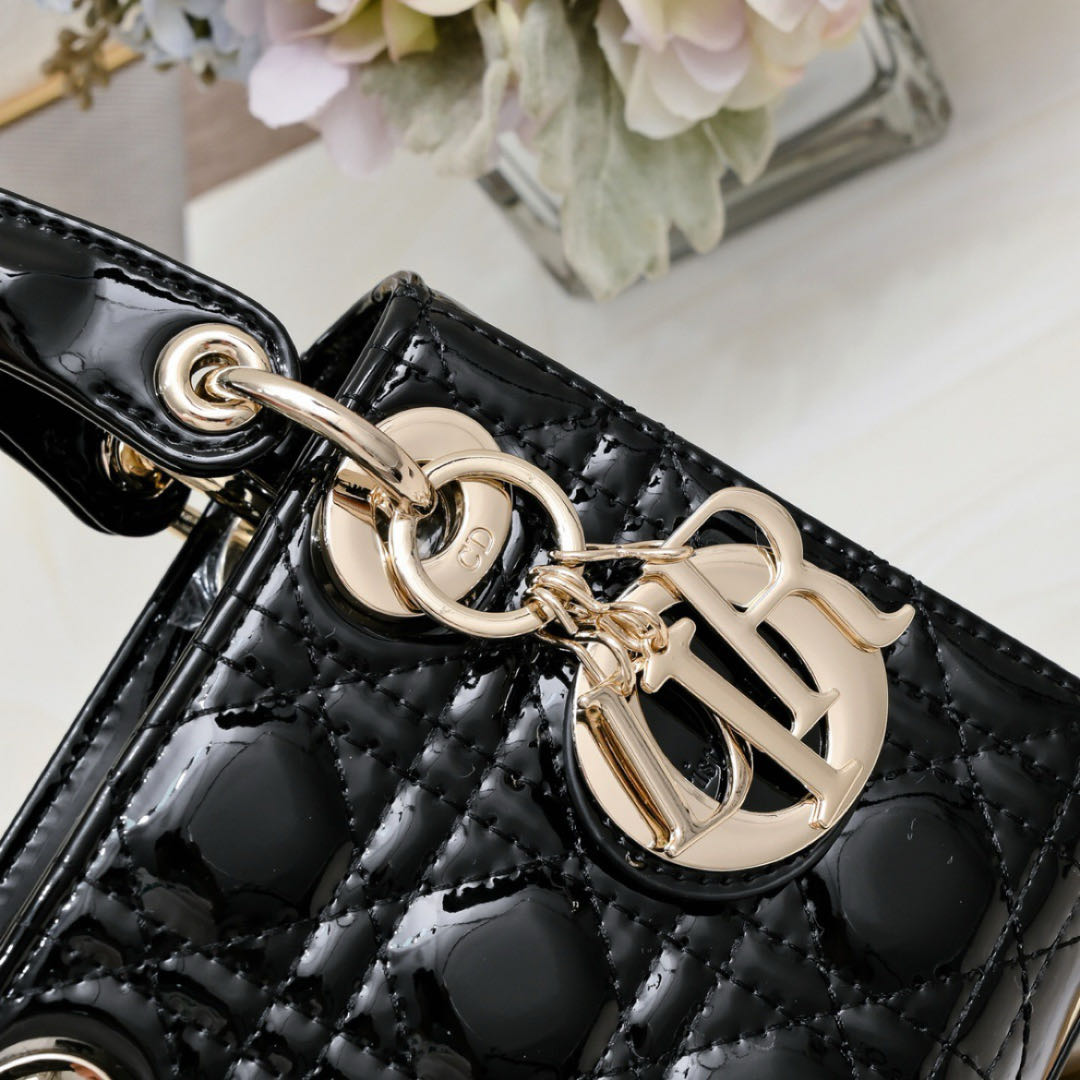 Dior Mini Lady Bag - Lacquered - Image 5