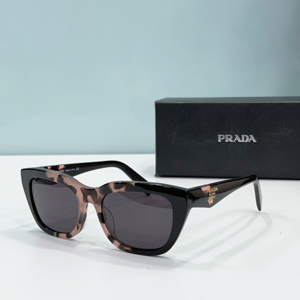Prada Mirror leg print Logo  sunglasses Top quality