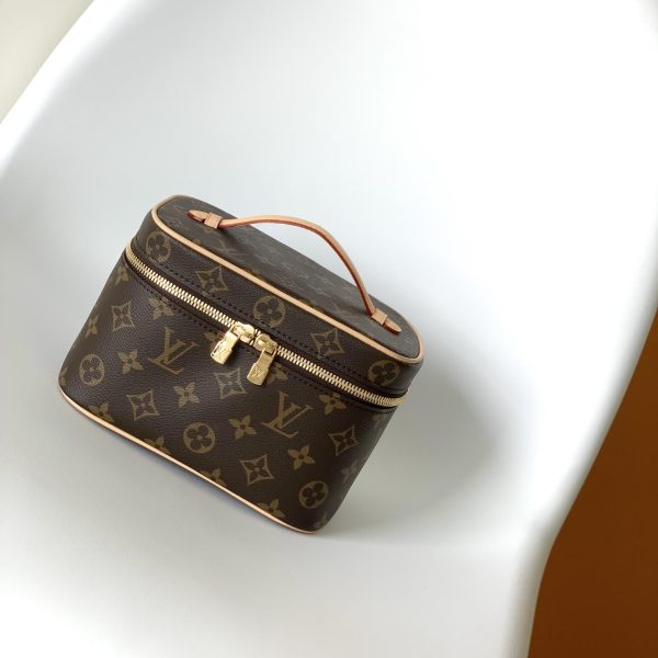 LV Nice Leather Cosmetic Handbag