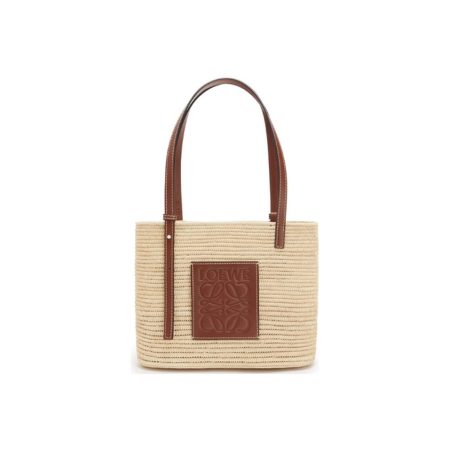 Loewe Basket Woven Square Tote