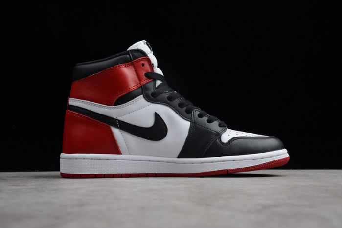 AIR JORDAN 1 High OG Black Toe white/ black-varsity red 555088-125 - Image 15