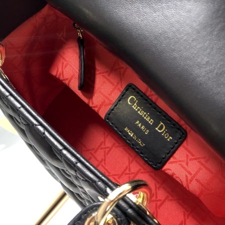 Dior Medium Lady Dior Bag Black Patent Cannage  M0565OWCB_M900 - Image 2