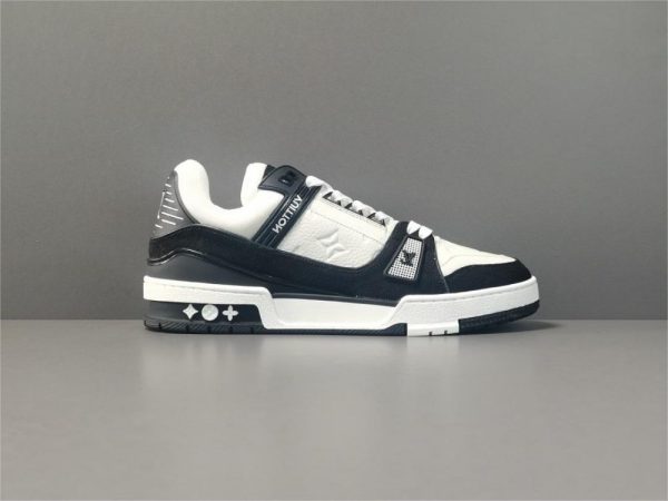 LV Trainer White Black Panda