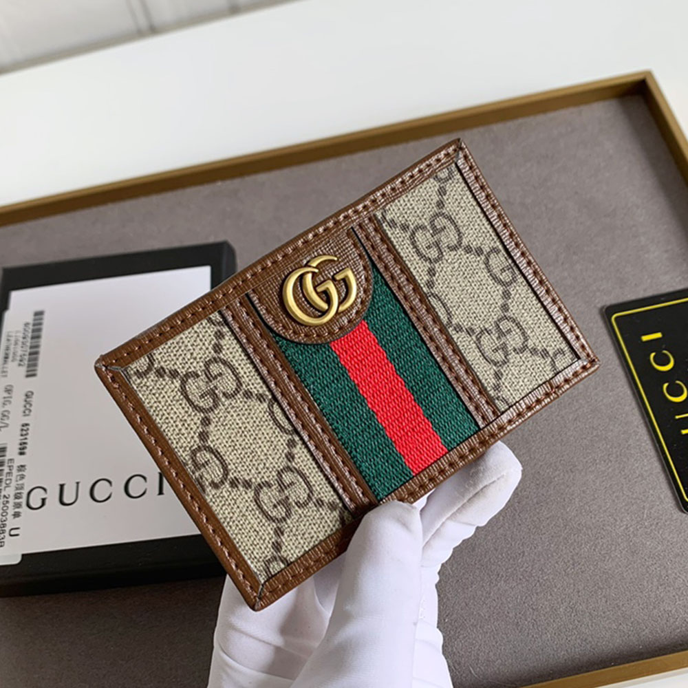 Gucci Unisex GG Card Holder - Image 3