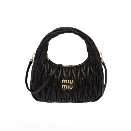 MIU MIU Wander Matelassé Hobo Bag Mini&Small - Image 3