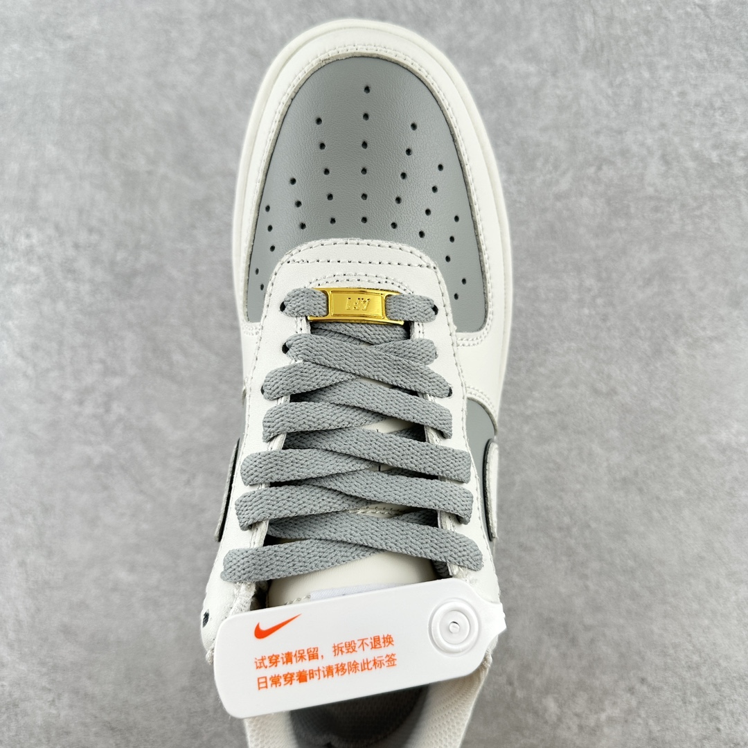 Nike Air Force Fashion White Grey - Image 4
