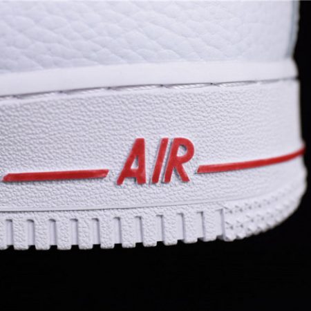 Nike Air Force 1 07 White Red AO2423-102 - Image 10