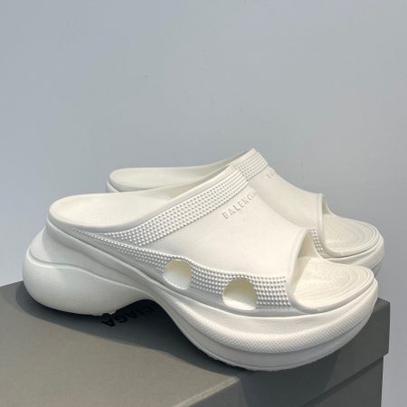 Balenciaga Pool Crocs Rubber Platform Slippers  Slide Sandal - Image 7