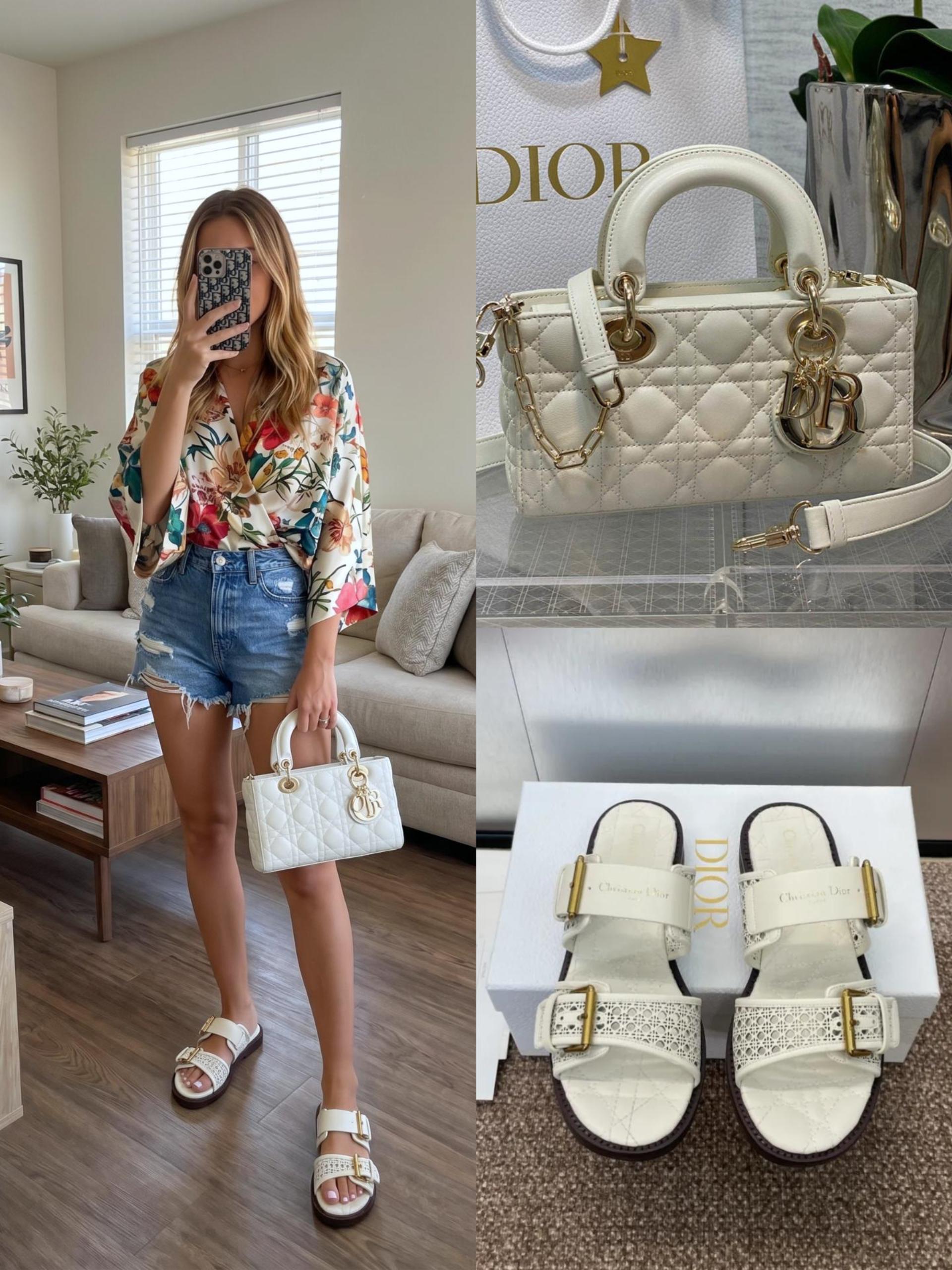 Dior Shoes & Bag Set - Image 1
