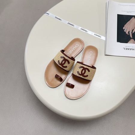 Chanel 26P Woven Thong Sandals - Image 5