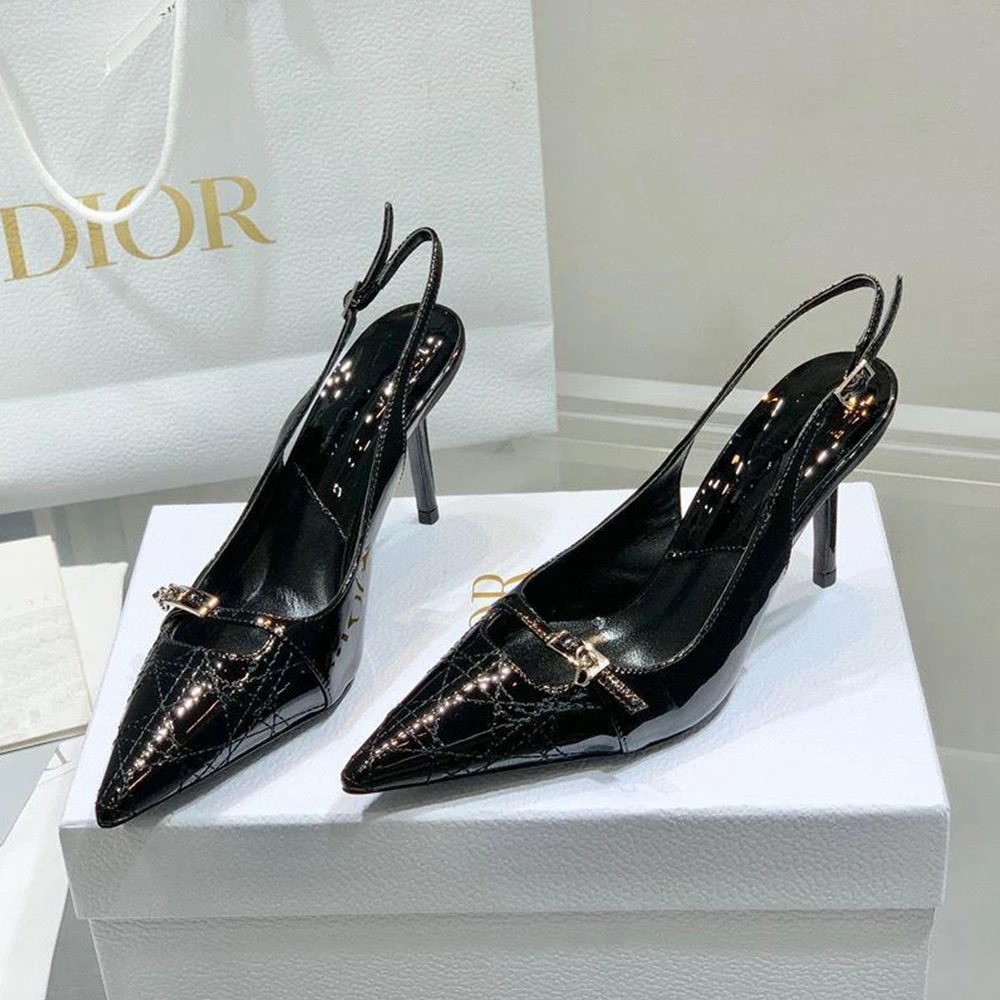 Dior Leather Women's Heels - Image 2