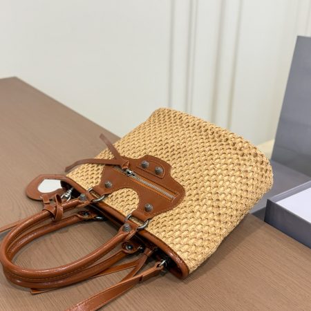 Balenciaga Straw Tote Bag - Image 8