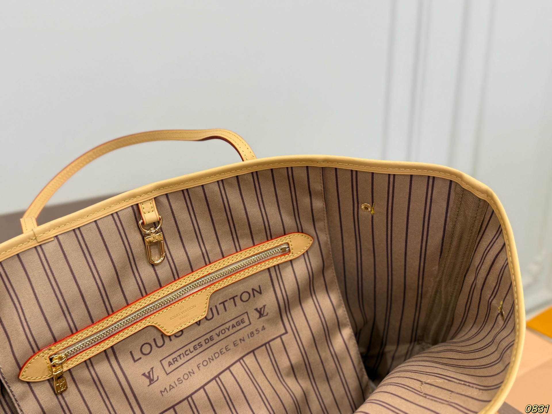LV Neverfull Shopping Bag - Image 9