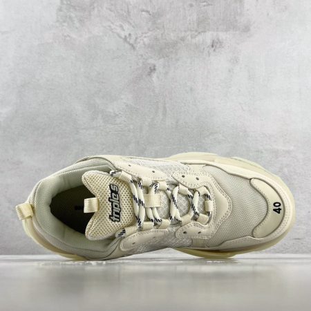 Balenciaga Triple S Clear Sole Sneakers Beige Mirror Version 10A - Image 5