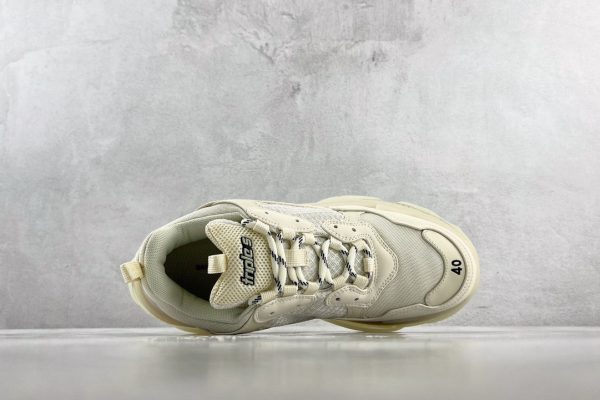 Balenciaga Triple S Clear Sole Sneakers Beige Mirror Version 10A