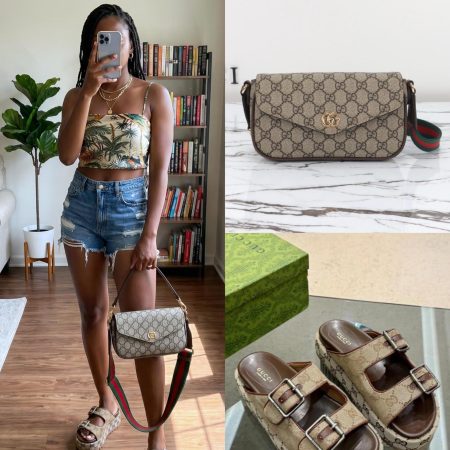 Gucci Shoes & Bag Set