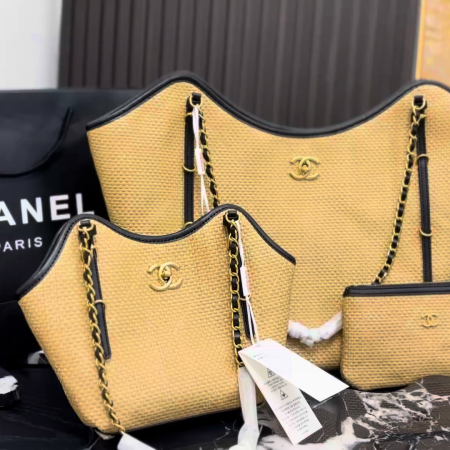 Chanel Woven Tote Bag