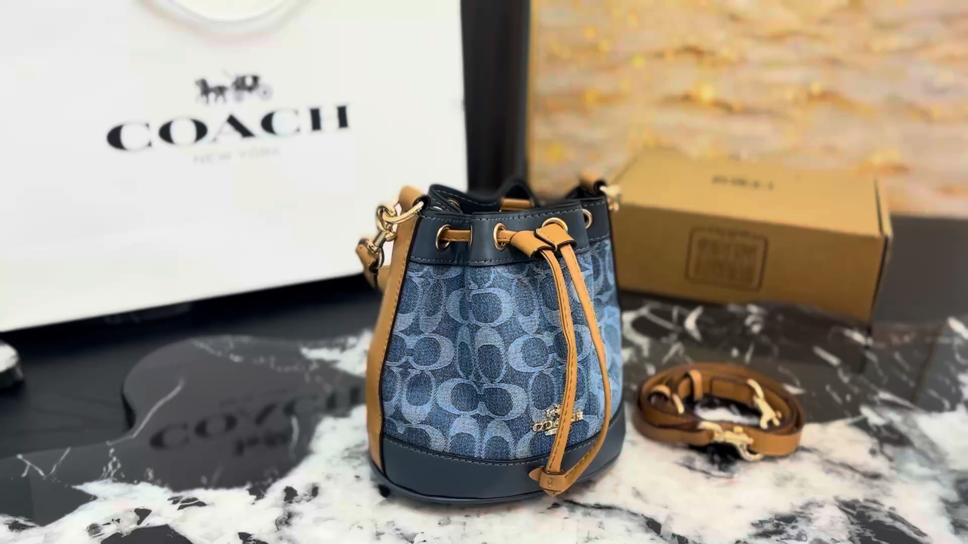 Coach Mini Bucket Bag - Image 2