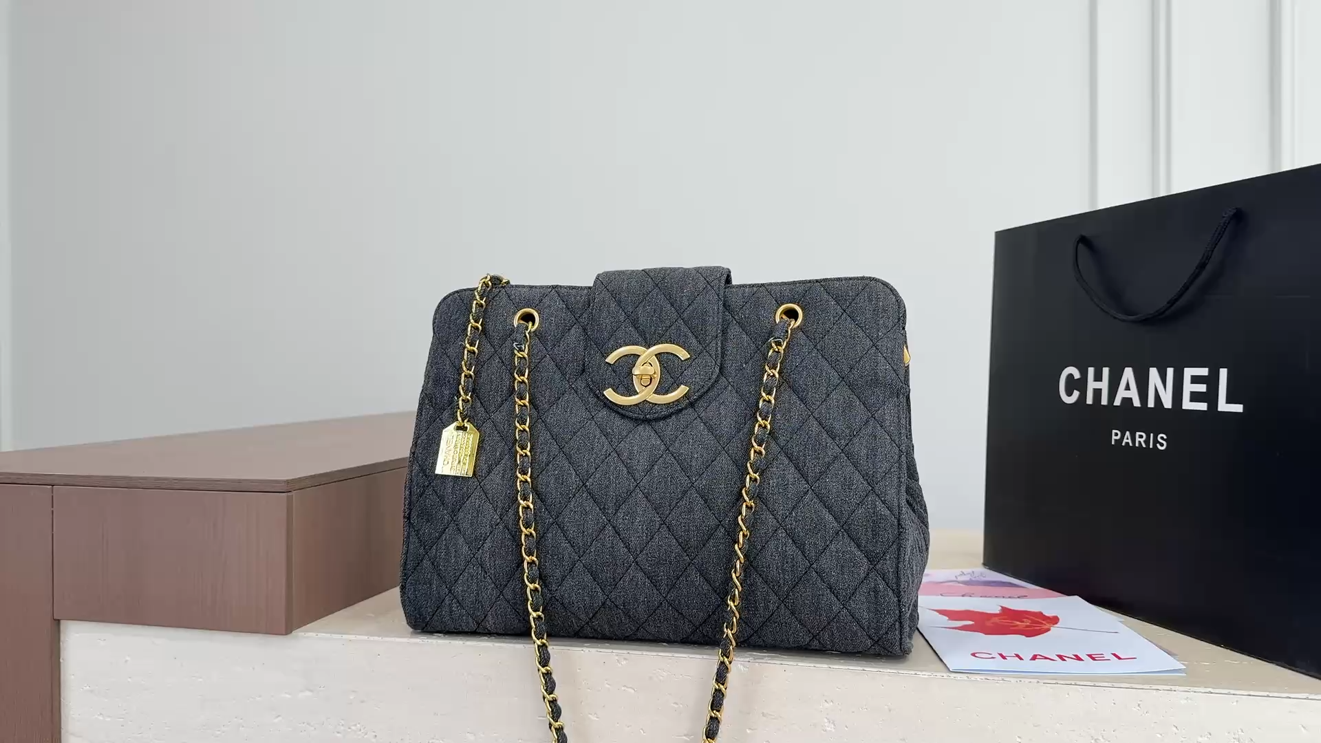 Chanel Denim Tote Bag - Image 2
