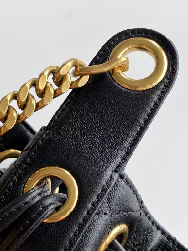 Saint Laurent YSL Cassandre Quilted Buck Bag Black Top Quality