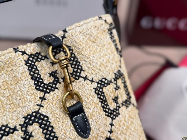 Gucci Mini Woven Bucket Bag