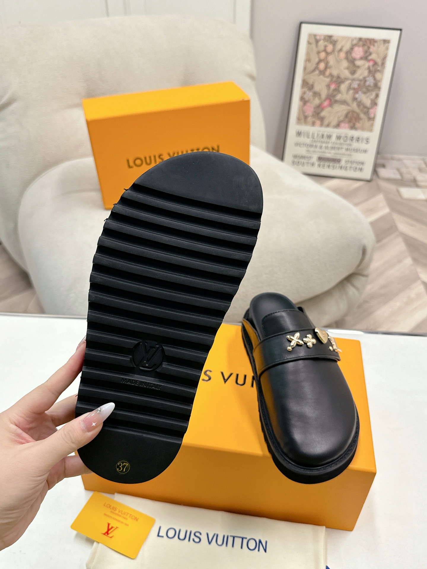 LV Slide Sandals - Image 4