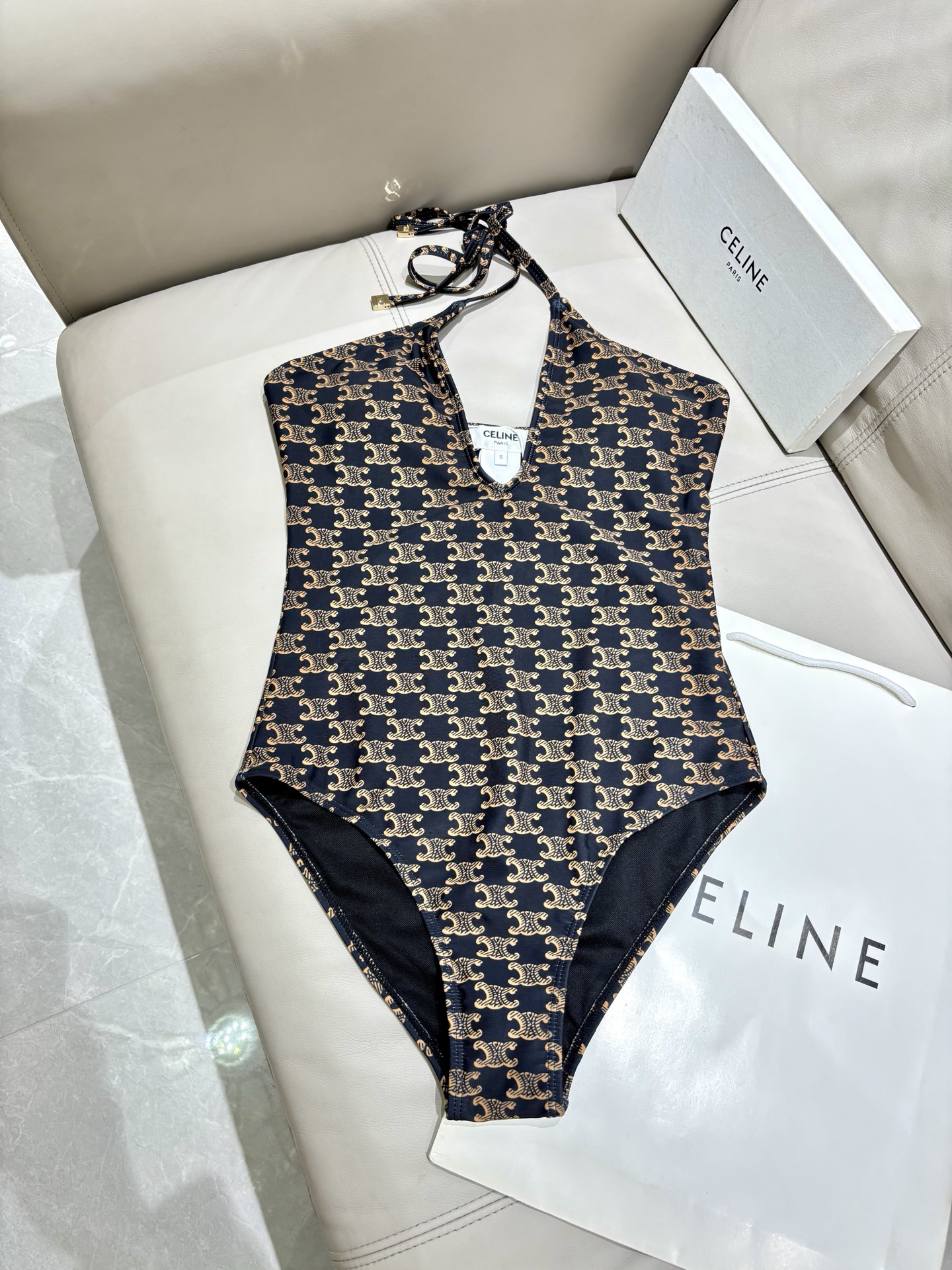 Celine One-Piece Swimsuit Swimwear - Image 8