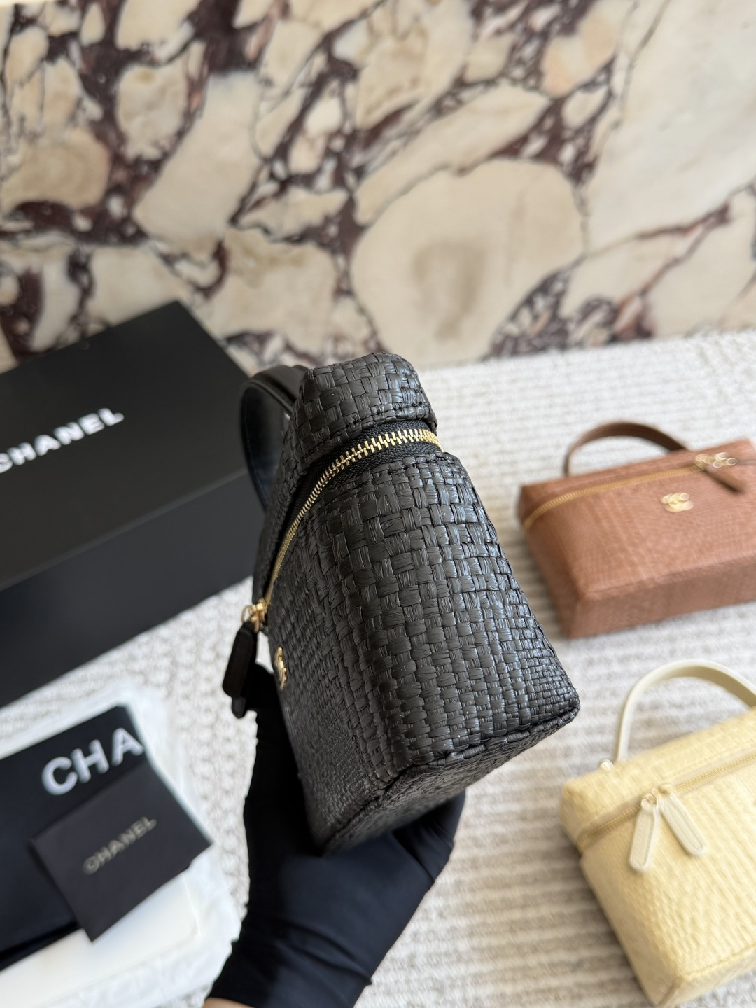 Chanel Classic Vanity With Chain Bag - Image 4