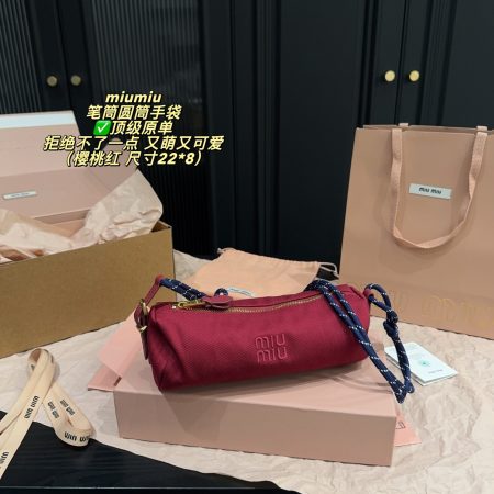 Miu Miu Gabardine Contenitori Nastro Bag - Image 3