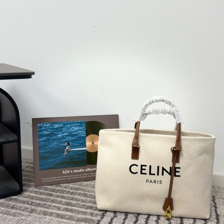 Celine Canvas Tote Bag - Image 2