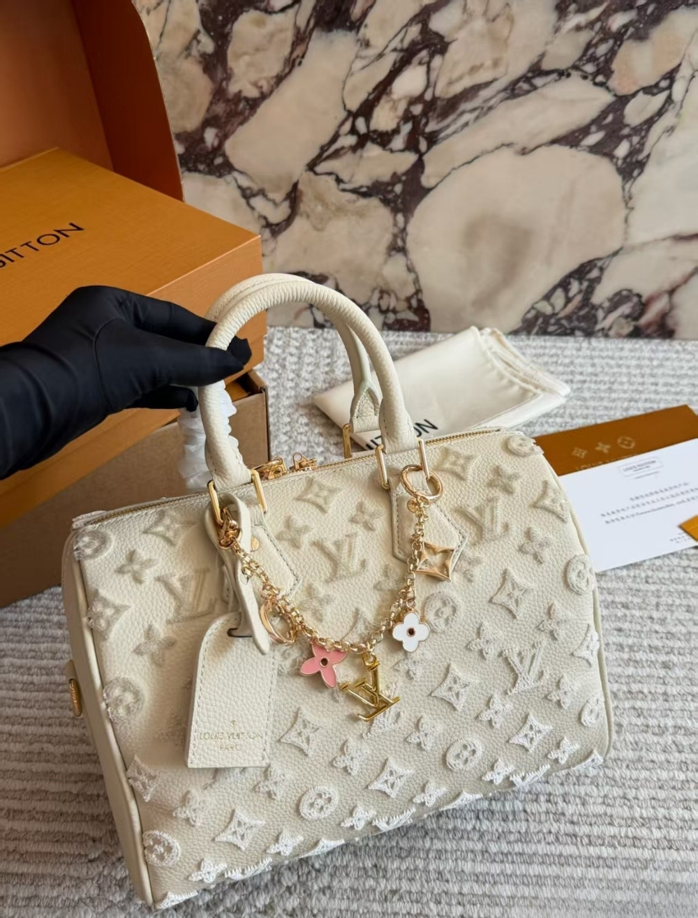 LV Petite Malle Monogram Empreinte Bag 10A - Image 1