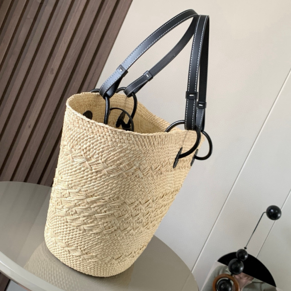 Loewe Anagram Basketa Bag Black